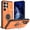 Orange, variant on for Samsung Galaxy S26 Ultra Case with Magnetic Wireless Charging, 360° Rotating Ring Stand Ultra Slim Hybrid Shockproof Protective Men Women Phone Case Sliding Camera Lens Cover, Purple