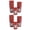 Burgundy, variant on Blue Congrats Grad Cap BPA-Free Plastic Cups Bulk 48 Pc