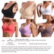 thumbnail image 5 of Qarigey Sujetador deportivo para mujer, Tops de dormir inalámbricos, chaleco, ropa interior a prueba de golpes para mujer Type8 NO8, 5 of 6