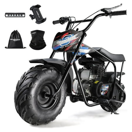 Oryxearth OGMR105 Upgrade Mini Dirt Bike, 105cc 4-Stroke Gas Powered Off Road Bike for Teens and Adult, 24mph, Racing Blue