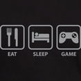 thumbnail image 3 of CafePress - Eat Sleep Game Dark T Shirt - Men's Classic Graphic Cotton T-Shirt, 3 of 4