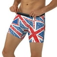 thumbnail image 5 of Men Retro Union-Jack Flag Boxer Briefs Novelty Boxer Shorts Underwear No Fly, 5 of 7