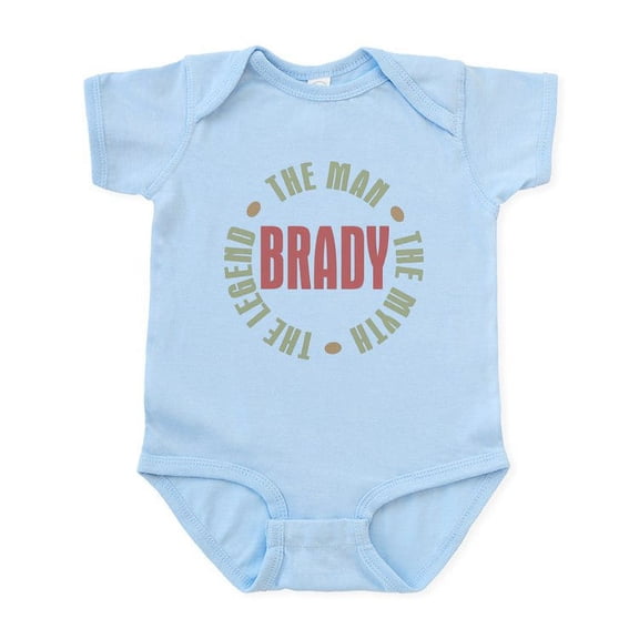 CafePress - Brady Man Myth Legend Infant Bodysuit - Baby Light Bodysuit, Size Newborn - 24 Months