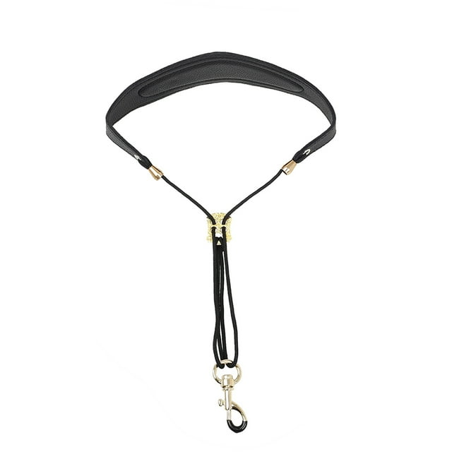 Neck Saxophone PU Leather Shoulder Strap Soft Neck Strap Padded for Sax
