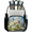 Multicolor 1, variant on Jiaoprinted Cartoon Smiling Sharks Clear Backpack for Stadium Events, Transparent Backpacks See Through Plastic Bag for Concerts & Work, Cute Shark