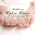 thumbnail image 3 of Novia Boda Crystal Hair Vine Plata Rhinestone Hair Piece Nupcial Accesorios para el cabello para mujeres y niñas Hv113 (Plata) Namotu CZMR-XM43, 3 of 7
