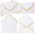 thumbnail image 1 of Sobres Mini Toperd Blanco con Borde Dorado 10x7 cm Paquete de 200, 1 of 7