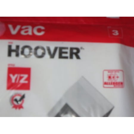 - Hoover Vacuum Style Y/z Bags 3 Qty. 304573001