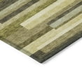 thumbnail image 4 of Addison Rugs Chantille Indoor/Outdoor Transitional Stripes Olive Washable Rectangle Rug, 5' x 7'6", 4 of 6