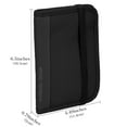 thumbnail image 4 of DODAMOUR Travel Passport Holder for Neck with RFID Blocking, Pouch Wallet for Men Women, Slim Hidden Passport Wallet for Cash, Credit Cards (Black), 4 of 7