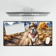 thumbnail image 4 of Welcome Fall Western Cowboy Bulldog Enjoys Majestic Autumn Desk Mat Full Keyboard Mouse Pad Dog Lover Gifts Idea Large Mousepad - 01007, 4 of 5