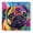 Color1677, variant on Bathroom Scale, Highly Accurate Digital Body Scale,Precisely Measures Weight up to 400 lbs-Colorful Pug, With Vibrant Colors And Colorful Background