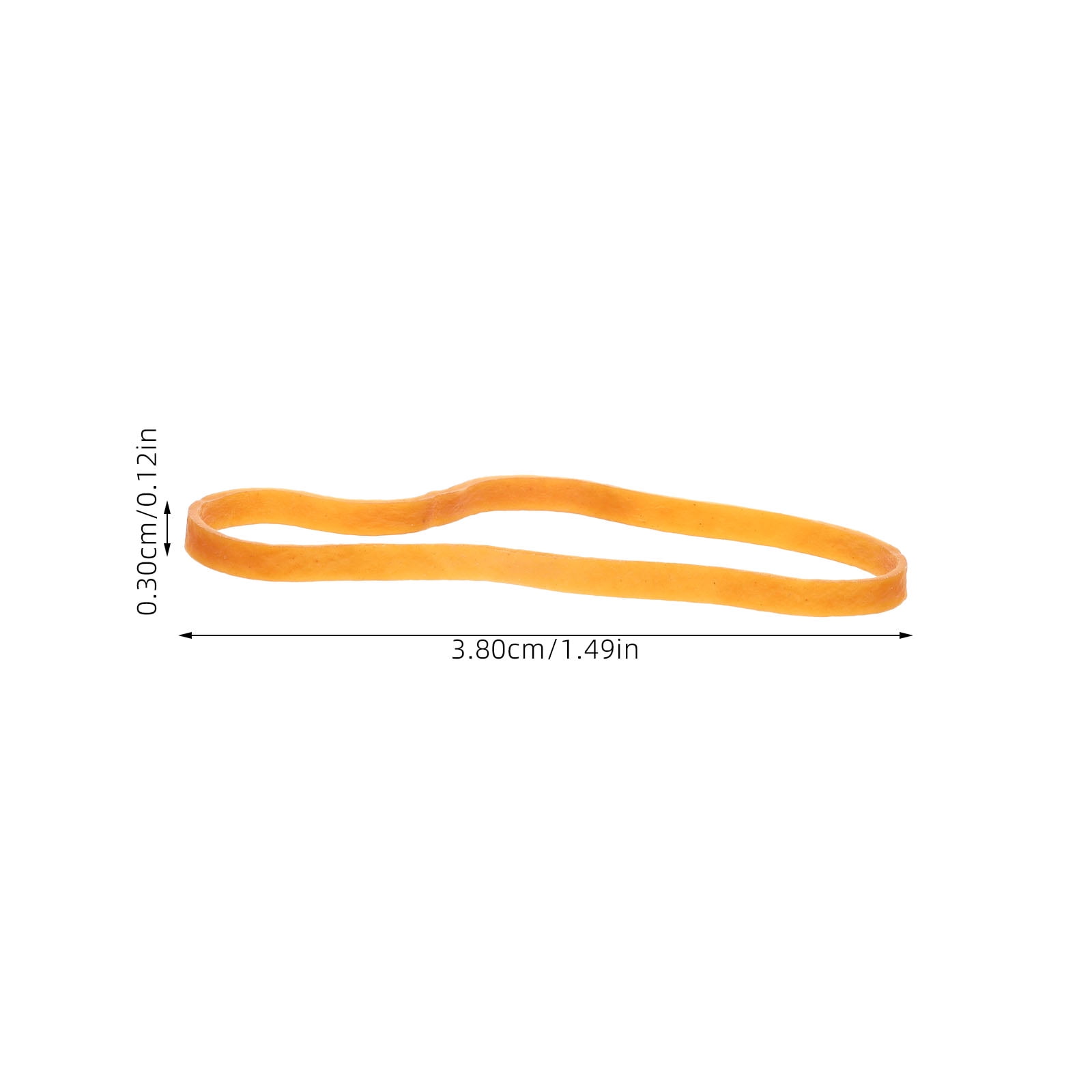 Luxshiny Heavy Duty Large Orange Rubber Bands, 1 Set for Office, File Organization, Outdoor Use, Secure Binding and Versatile Applications