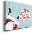 thumbnail image 2 of Gallery Dangling Santa Wall Art, Funny Christmas Decorations, Cute & Colorful Artwork, Snowflakes, Premium Gallery Wrapped Canvas Decor, Ready to Hang, 12 in H x 18 in W, Made in America, 2 of 7