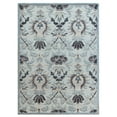 thumbnail image 1 of LR Home Traditional Floral Motif Area Rug, 5 ft. x 7 ft., Blue / Cream, 1 of 7