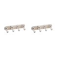 thumbnail image 2 of Moyic Acrylic Heavy For Modern Style Durable Durable Suffice Easy Installation Drilling Daily Hanging No Acrylic Modern Plata 4 espacios 2Conjunto, 2 of 6