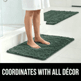thumbnail image 3 of Gdledy Jankles for Mucky Paws Super Absorbent Microfiber Dog Door Mat, Quick Dry Non-Slip Washable Chenille Rug Entryway Carpet,16"x24",Dark Green, 3 of 8