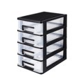 thumbnail image 1 of Contenedores de almacenamiento Lemononstore Gabinete de almacenamiento de cuatro capas Armario de plástico con cajón Organizador de almacenamiento portátil multifunción Muebles Organizadores y, 1 of 7