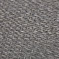 thumbnail image 4 of Navagio Ensemble de Canapé Demi-Rond en Osier Noir Mixte 6 Pcs avec Table à Feu Gris Foncé, 4 of 10
