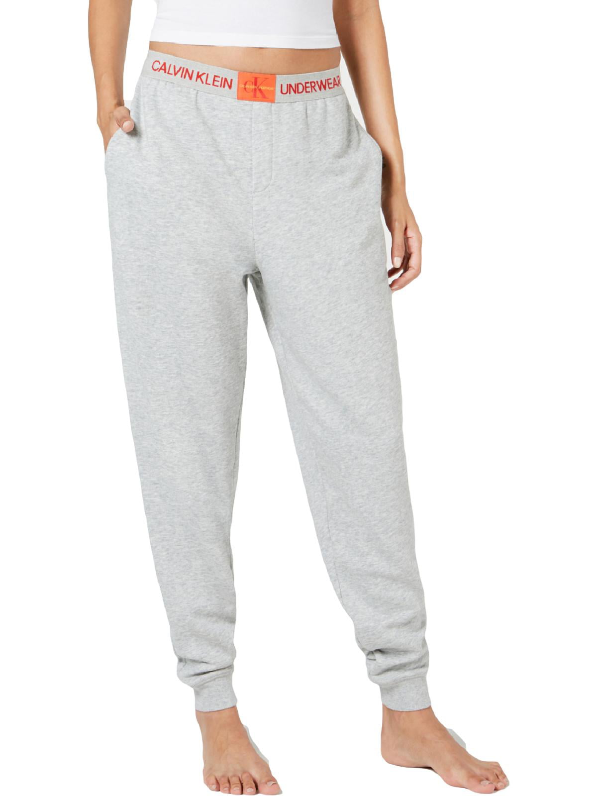 Calvin Klein Sleepwear Womens Nightwear Comfy Jogger Pants Gray S -  