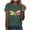 Green, variant on Women Summer Casual Short Sleeve Crew Neck T-Shirt Colorful Watercolor Dragonfly Print Graphic Tee Loose Fit Soft Summer Tops for Women Daily Wear Plus Size S-2XL