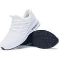 thumbnail image 2 of JOYFON Mens Running Shoes Slip on Shoes Tennis Fashion Sneaker Lightweight Athletic Walking Shoes for Gym Jogging Workout White Size 8.5, 2 of 6