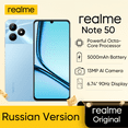 thumbnail image 2 of Versión rusa del teléfono inteligente realme Note 50, resistente al agua y al polvo IP54, 5000 mAh, procesador Octa-Core de 6,74'' y 90 Hz, reconocimiento de huella dactilar de 13 MP, 2 of 5
