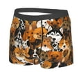 thumbnail image 2 of Kll Dogs Different Breeds Men'S Cotton Boxer Briefs Underwear-Medium, 2 of 9