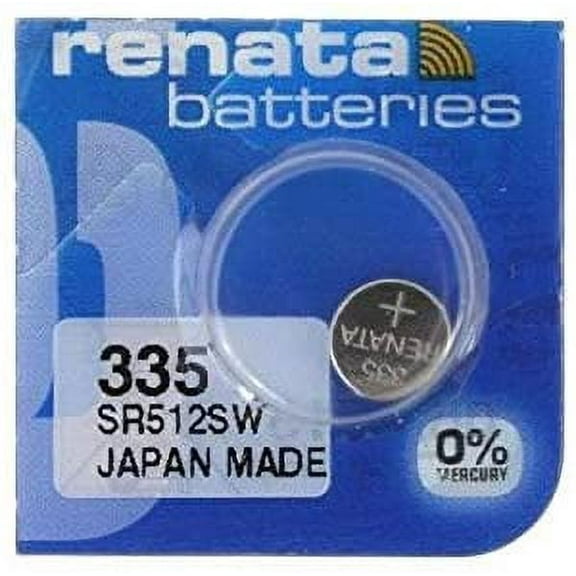 Renata 335/SR512SW 1.5 V Silver Oxide Watch Battery