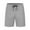 Light Gray, variant on Men's Mid Rise Quick-Dry Mesh Bermuda Shorts with Drawstring Waist, Breathable Athletic for Running Sports,Royal Blue XL