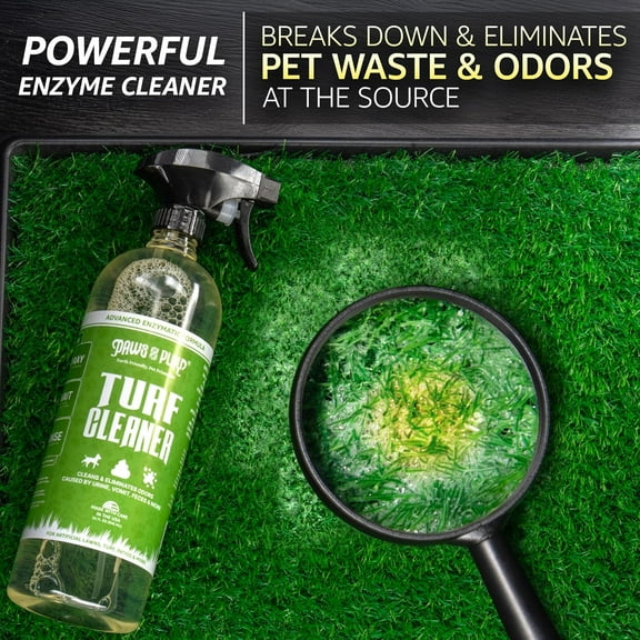 Turf Cleaner for Pet Urine Outdoor and Indoor | Artificial Grass Dog Urine Cleaner That Cleans and Deodorizes Pet Waste on Fake Grass For Dogs - 96 Fl Oz (Pack of 3)