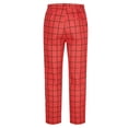 thumbnail image 5 of StSilkitty Mens Plaid Slim Dress Pants Expandable Waist Suit Pant Casual Business Skinny Trousers with Pockets, 5 of 6