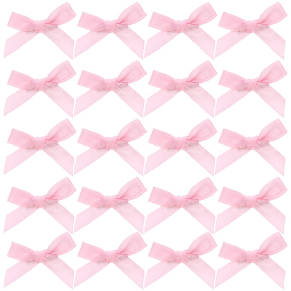 AURARMLET 20pcs Bow Decorative Hair Clips Bow Hair Clips Pink Cloth for Women