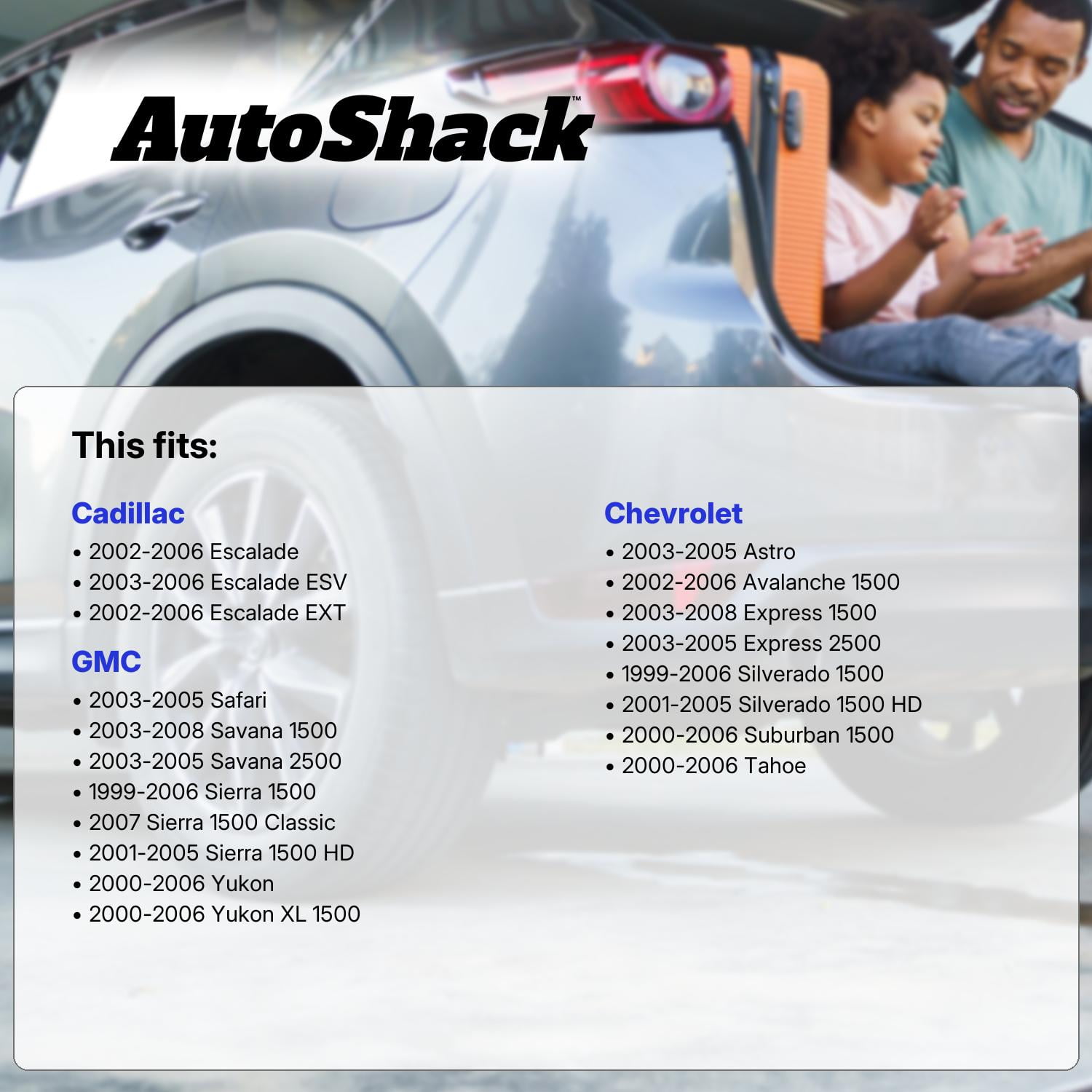 AutoShack Front Brake Rotors & Ceramic Pads for Chevrolet & GMC, Silverado 1500 1999-2006 Sierra 1500 1999-2006 Tahoe 2000-2006, 4WD RWD AWD V6 4.3L V8 4.8L 5.3L 6.0L - 11.99" (304.6 mm), 6-Lug