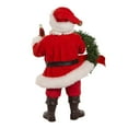 thumbnail image 3 of Kurt Adler 10.5" Fabriche Coca-Cola Battery Operated Santa With Lighted Wreath, 3 of 4
