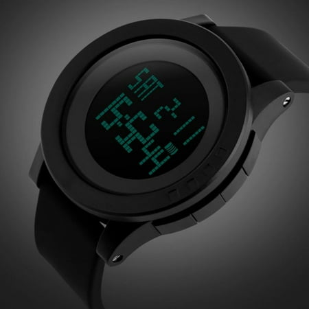 Multifunction Stopwatch - Digital Waterproof Sports Watch Electronic Military LED Sport Running Watch Multifunction Wrist Stopwatch