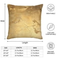 thumbnail image 2 of Multi-Size Linen Sofa Pillow Cover Invisible Zipper Open And Close Strong Use For Sofa Chair Garden Sofa Car Gold Marble_3 20"X20", 2 of 8