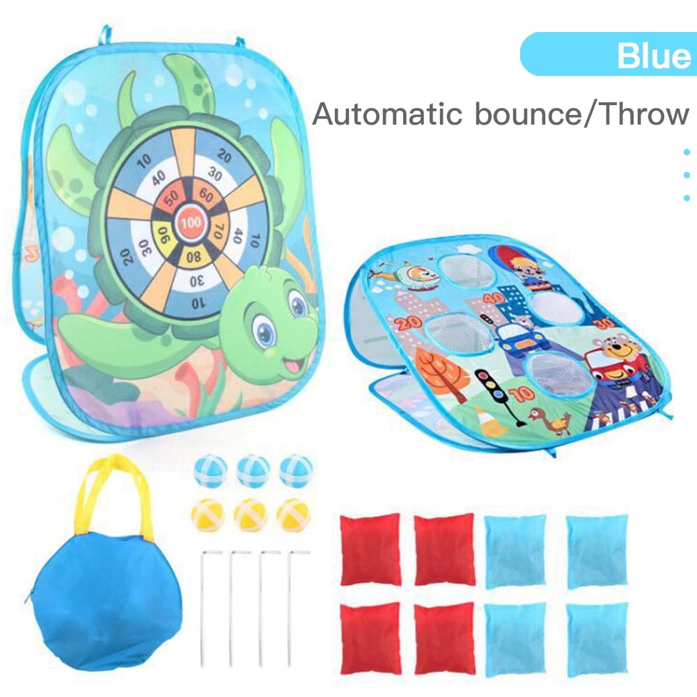 Bean Bag Toss Game for Kids, Outdoor Beach Toys for Toddlers, Cool Toy Gifts for 2 3 4 5 Year Old Boys Birthday or Christmas