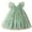 Green-A, variant on PINQI Fashion Baby Girls Dresses Girls Child Fly Sleeve Layered Skirt Flowers Prints Ruffles Beach Sundress Party Dresses Girls Birthday Dress