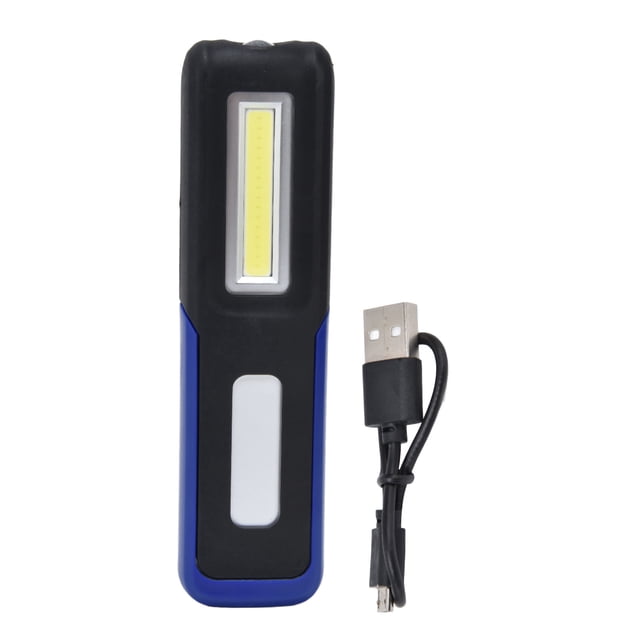 Lampe de Travail LED COB, Haute Luminosité, Rechargeable par USB pour Camping