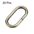 thumbnail image 3 of Uxcell Oval Buckles Iron Electroplating Bronze Tone 1.5"x0.59" 20 Pack, 3 of 4
