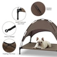 thumbnail image 4 of Cama elevada para perros Heeyoo con toldo 107 x 76 x 91 cm, 4 of 7