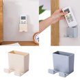 thumbnail image 2 of jesticaly Mobile Phone Holder Smartphone Hanging Storage Rack Wall Mounted Wall Mounted Remote Control Organizer Stand beige 1Set, 2 of 6