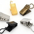 thumbnail image 4 of Non-Slip Design Heavy Duty Metal Hook Clips, Stainless Steel Smooth Hook Design For Multi-Purpose Use, Festival & Party Essential Strong Tension Clip, 100 Packs, 4 of 5