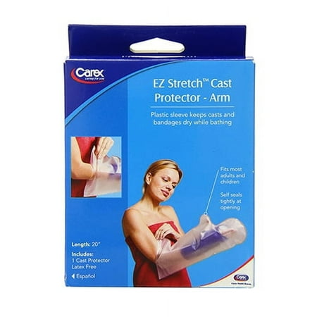 Carex Arm E-Z Stretch Cast Protector 20 Inches, 1 Ea, 2 Pack