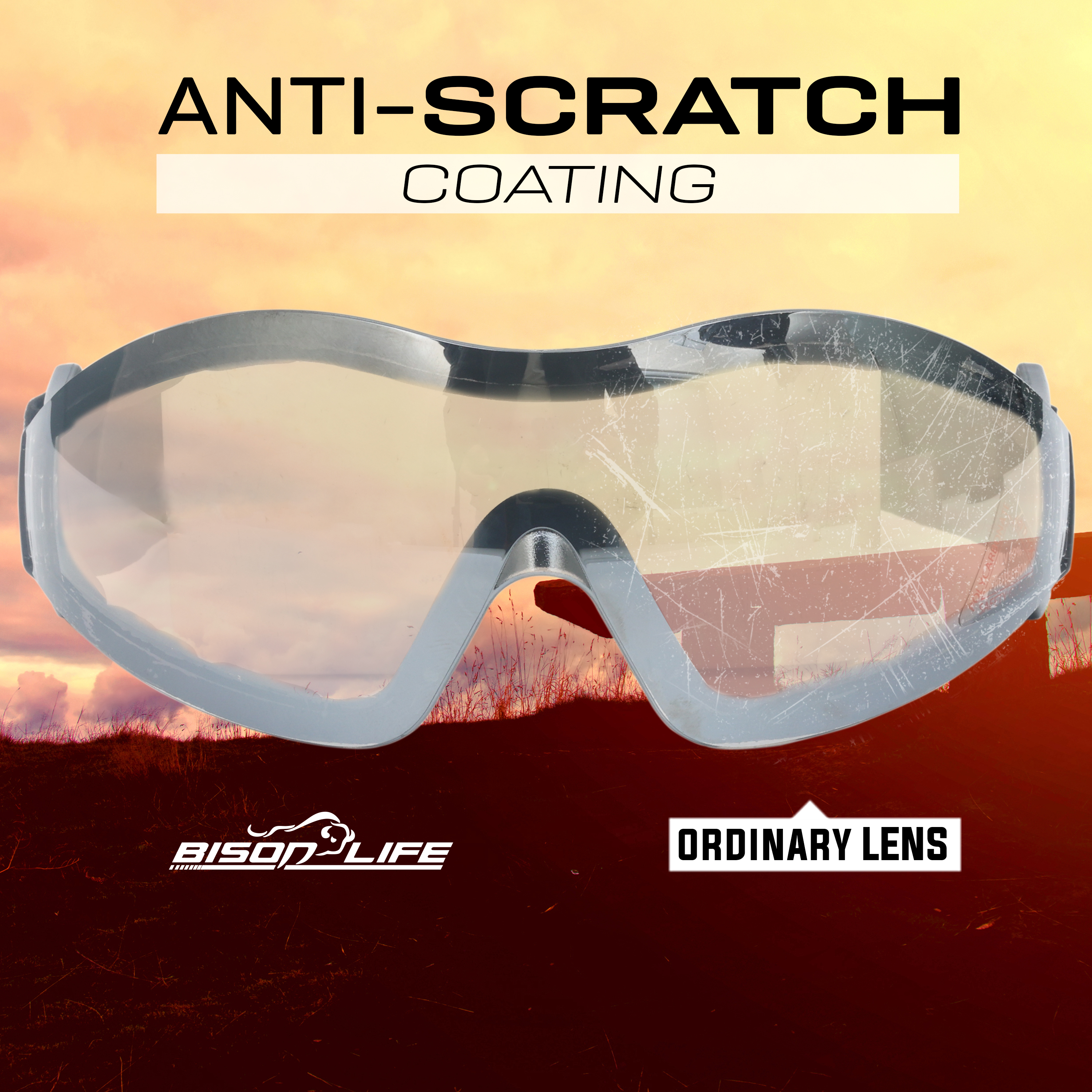 Safe Handler Mirage Mirror Safety Goggles, Anti-Scratch, UV Protection (Pack of 1)