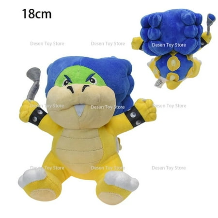 7 Styles Bowser Son Bros Plush Toys Iggy Wendy Morton Roy Ludwig Stuffed Animal Doll Baby Birthday Christmas Gifts Ludwig
