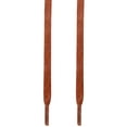 thumbnail image 3 of Santimon 2 Pairs Classic Waxed Flat Shoelace for Boots/ Sneakers/ Sport Shoes 71" Brown, 3 of 8