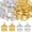 Silver&Gold, variant on 100pcs Antique Golden Small House Charms Tibetan Alloy Double-Sided Home Charm Pendants Jewelry Making Accessories for DIY Necklace Bracelet Handmade Decoration Supplies
