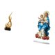 thumbnail image 5 of Escultura abstracta de fuego,Estatua de arte abstracto,adorno para decoración del hogar,Letrero de mesa,Decoración de escritorio acrílica,rincón navideño,decoración del hogar,Decoración, 5 of 8
